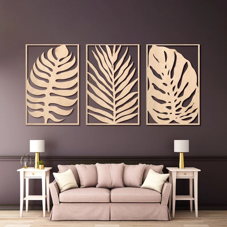 Monstera Wall Art | Anleo Laser Creations Monstera Wall Art