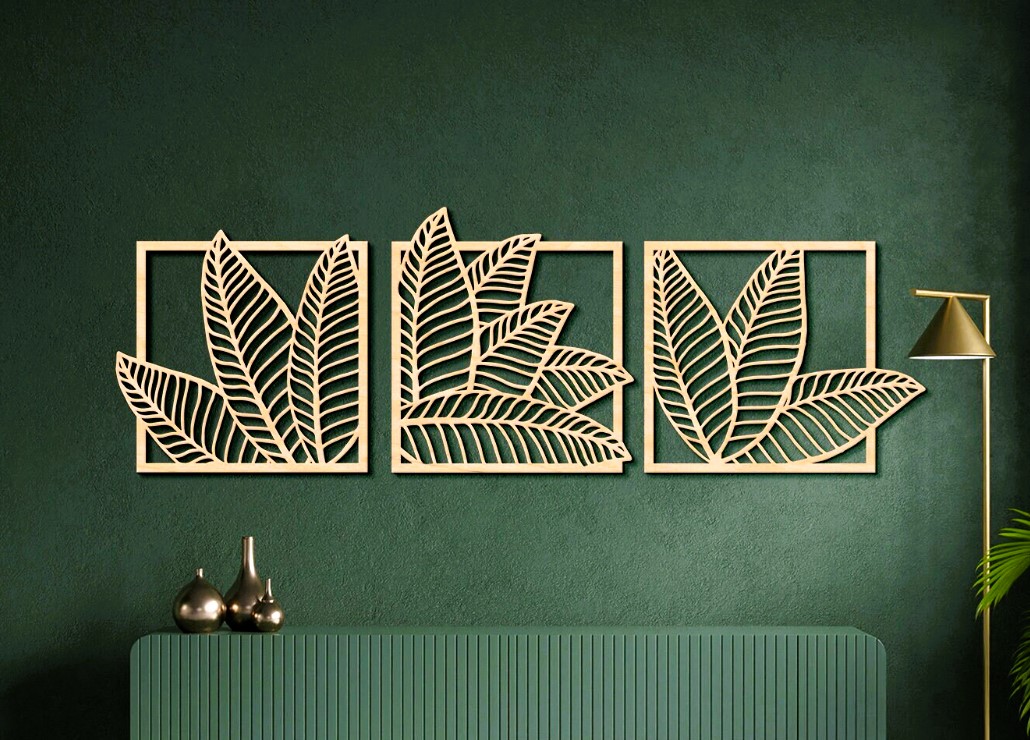 Lemon Leaf Wall Art | Anleo Laser Creations Lemon Leaf Wall Art