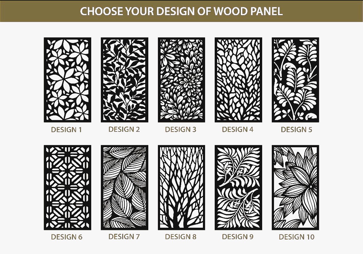 Decorative Leaf Wall Panels | Anleo Laser Creations Tree Panels