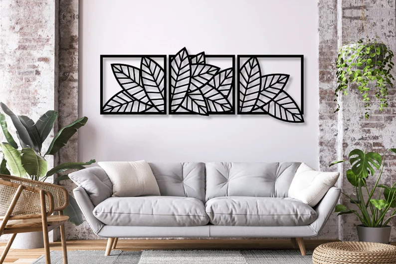 Lemon Leaf Wall Art | Anleo Laser Creations Lemon leaves