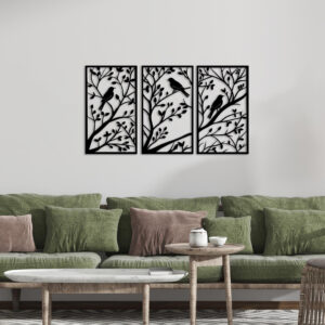 Home | Anleo Laser Creations Bird on tree branch wall art