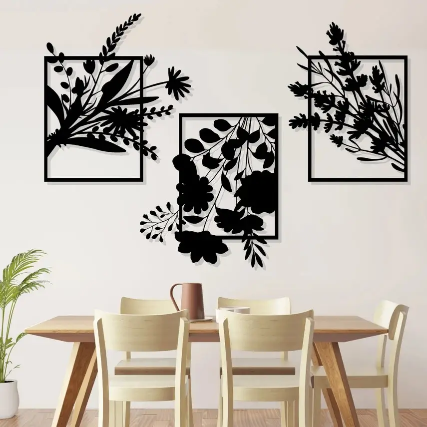 Wildflower Wall Decor | Anleo Laser Creations Wildflower Wall Decor