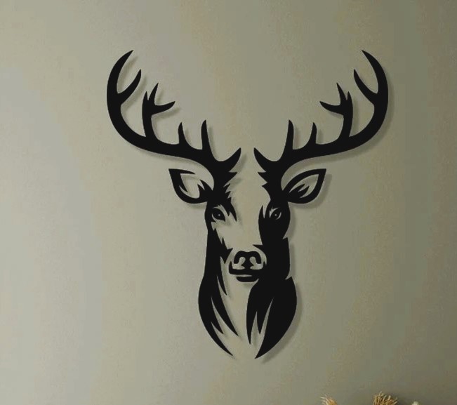Majestic Buck Wall Art | Anleo Laser Creations Majestic Buck Wall Art