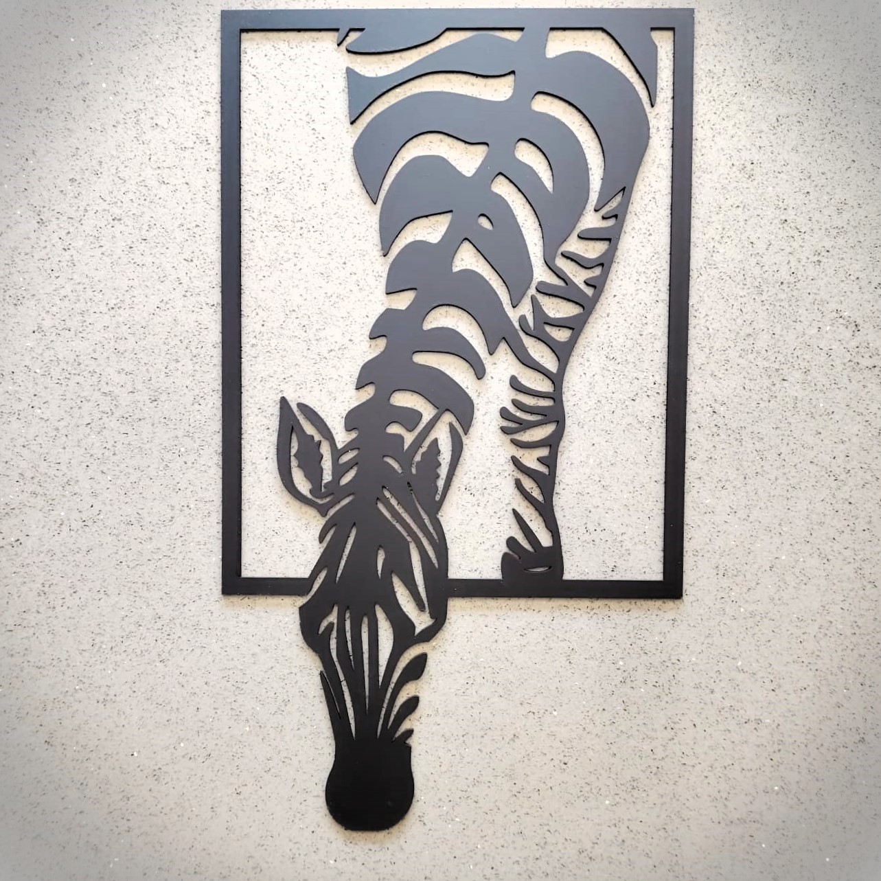 Modern Zebra Wall Art | Anleo Laser Creations Modern Zebra Wall Art